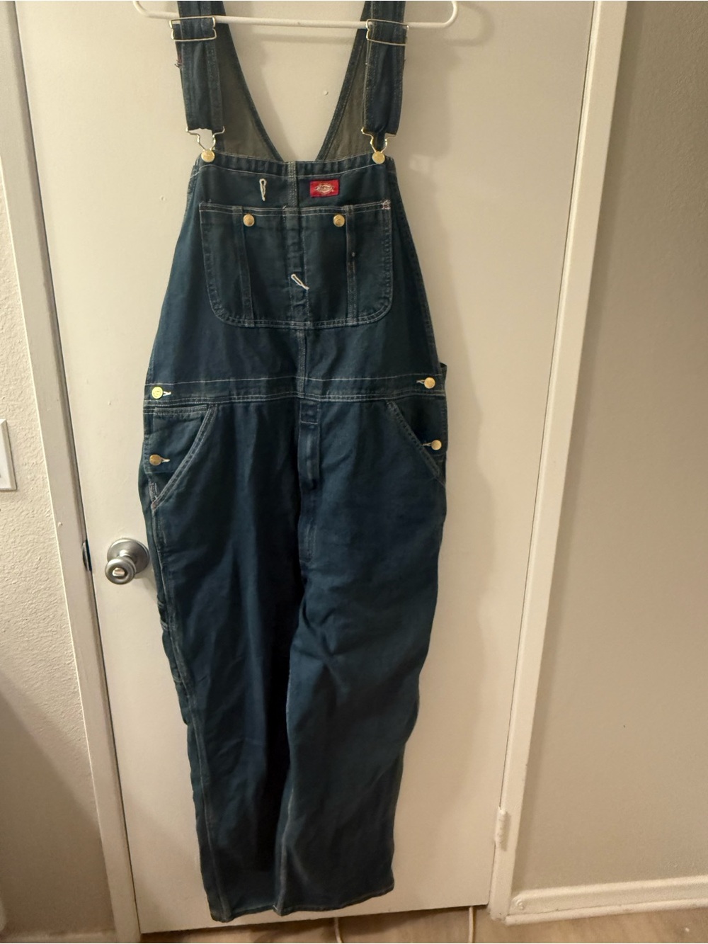 Dickies Dark Blue Denim Overalls